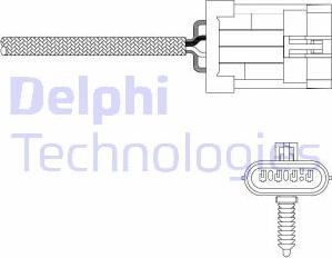 Delphi ES20335-12B1 - Lambda jutiklis xparts.lv