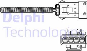 Delphi ES20293-12B1 - Lambda zonde xparts.lv