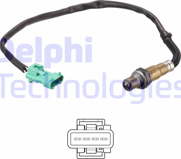 Delphi ES21147-12B1 - Lambda Sensor xparts.lv