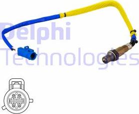 Delphi ES21184-12B1 - Лямбда-зонд, датчик кислорода xparts.lv