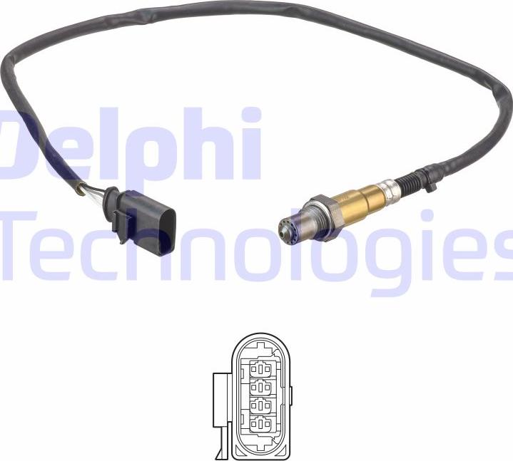 Delphi ES21273-12B1 - Lambda Sensor xparts.lv