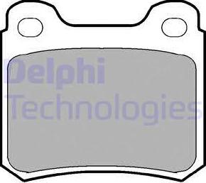 Delphi LP915 - Brake Pad Set, disc brake xparts.lv