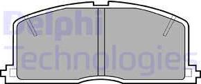 Delphi LP460 - Bremžu uzliku kompl., Disku bremzes xparts.lv