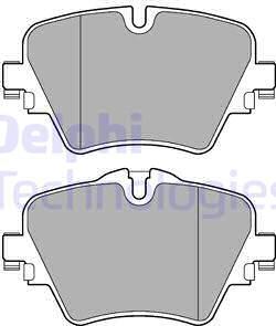 Delphi LP3182 - Brake Pad Set, disc brake xparts.lv