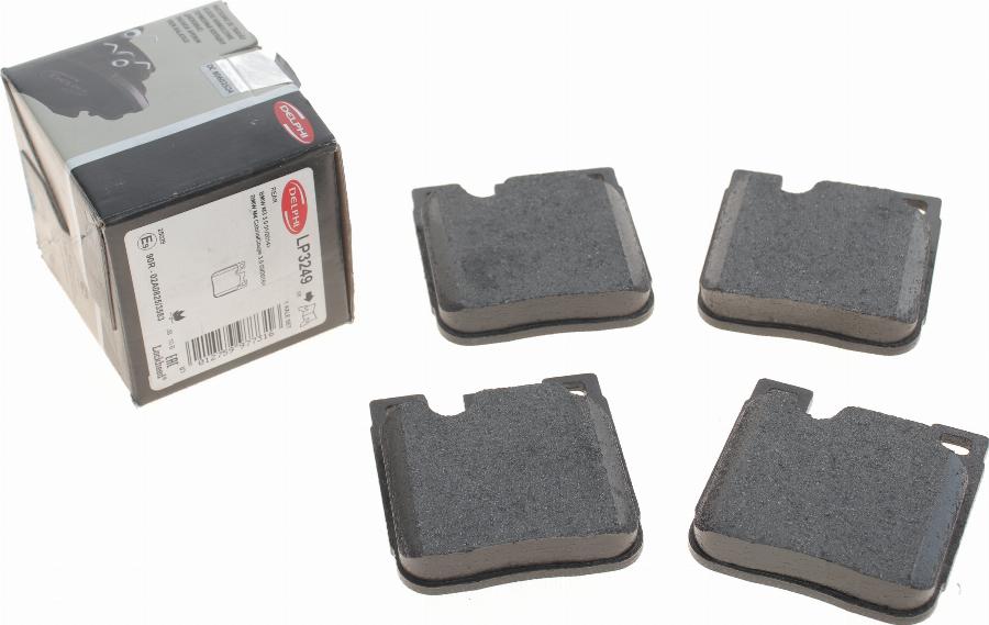 Delphi LP3249 - Brake Pad Set, disc brake xparts.lv