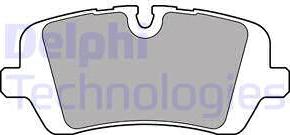 Delphi LP2508 - Stabdžių trinkelių rinkinys, diskinis stabdys xparts.lv