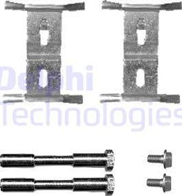 Delphi LX0449 - Accessory Kit for disc brake Pads xparts.lv