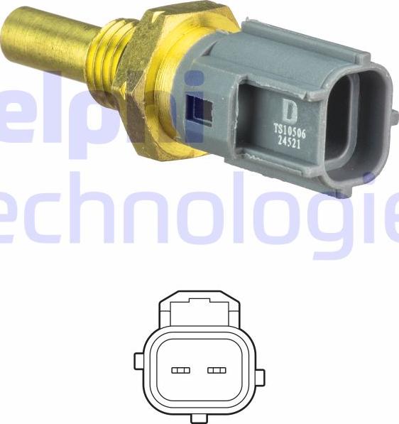 Delphi TS10506 - Sensor, coolant temperature xparts.lv
