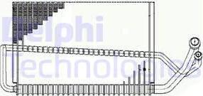 Delphi TSP0525175 - Iztvaikotājs, Gaisa kondicionēšanas sistēma xparts.lv