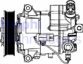 Delphi TSP0155948 - Kompresorius, oro kondicionierius xparts.lv