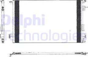 Delphi TSP0225463 - Condenser, air conditioning xparts.lv