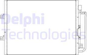 Delphi TSP0225592 - Kondensators, Gaisa kond. sistēma xparts.lv