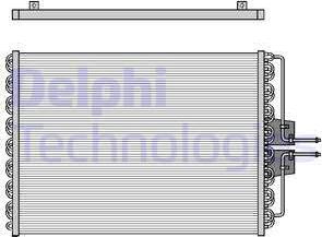 Delphi TSP0225061 - Конденсатор кондиционера xparts.lv