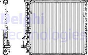 Delphi TSP0225014 - Condenser, air conditioning xparts.lv
