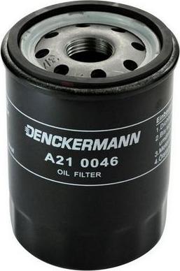 Denckermann A210046 - Eļļas filtrs xparts.lv