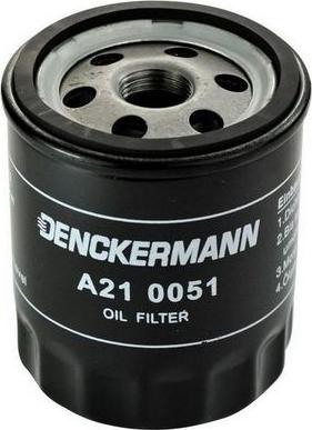 Denckermann A210051 - Eļļas filtrs xparts.lv