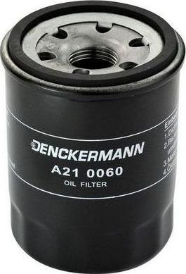 Denckermann A210060 - Alyvos filtras xparts.lv