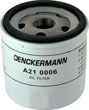 Denckermann A210006 - Eļļas filtrs xparts.lv