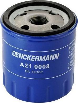 Denckermann A210008 - Alyvos filtras xparts.lv