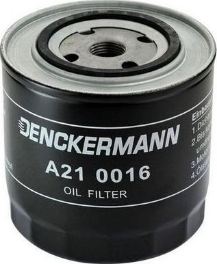 Denckermann A210016 - Eļļas filtrs xparts.lv
