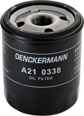 Denckermann A210338 - Eļļas filtrs xparts.lv