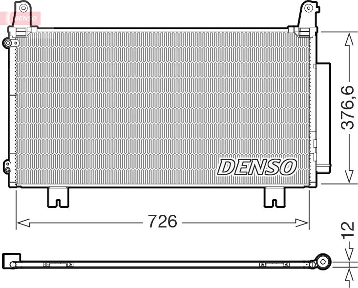 Denso DCN40034 - Kondensators, Gaisa kond. sistēma xparts.lv