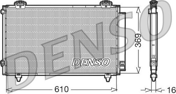 Denso DCN50008 - Kondensators, Gaisa kond. sistēma xparts.lv