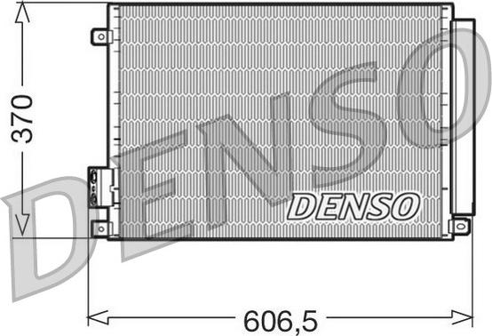 Denso DCN09045 - Kondensators, Gaisa kond. sistēma xparts.lv