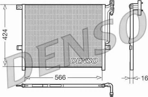 Denso DCN05004 - Kondensators, Gaisa kond. sistēma xparts.lv