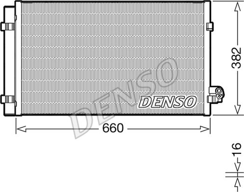 Denso DCN05107 - Condenser, air conditioning xparts.lv