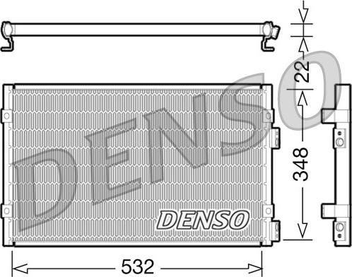 Denso DCN06002 - Kondensatorius, oro kondicionierius xparts.lv