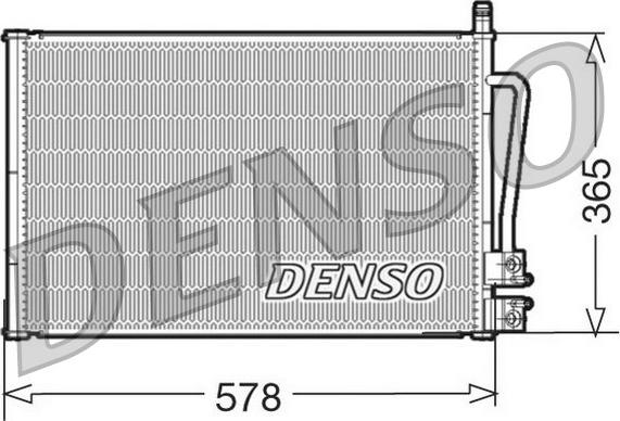 Denso DCN10008 - Kondensators, Gaisa kond. sistēma xparts.lv