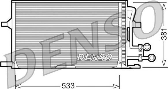 Denso DCN10003 - Kondensators, Gaisa kond. sistēma xparts.lv