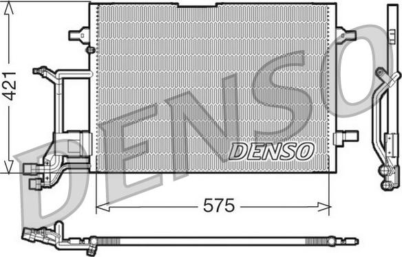 Denso DCN32016 - Kondensators, Gaisa kond. sistēma xparts.lv