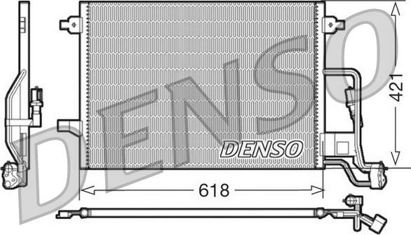 Denso DCN32018 - Condenser, air conditioning xparts.lv