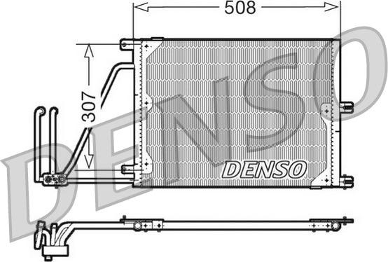 Denso DCN20030 - Condenser, air conditioning xparts.lv