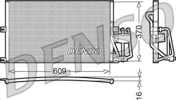 Denso DCN20029 - Kondensatorius, oro kondicionierius xparts.lv