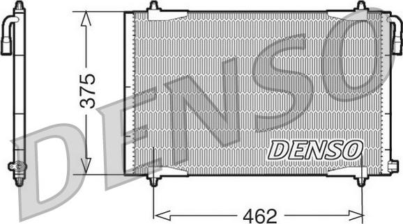 Denso DCN21006 - Kondensators, Gaisa kond. sistēma xparts.lv