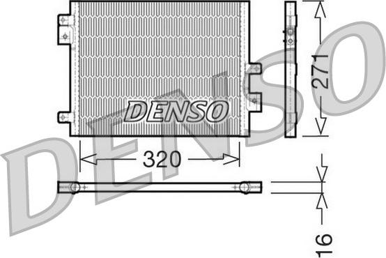 Denso DCN28002 - Kondensators, Gaisa kond. sistēma xparts.lv
