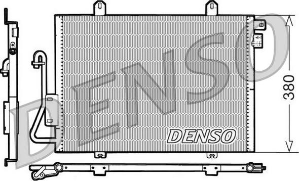 Denso DCN23006 - Kondensators, Gaisa kond. sistēma xparts.lv