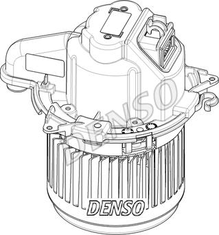 Denso DEA23023 - Вентилятор салона xparts.lv