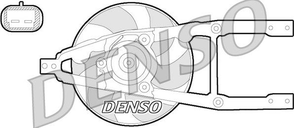 Denso DER09055 - Ventilators, Motora dzesēšanas sistēma xparts.lv