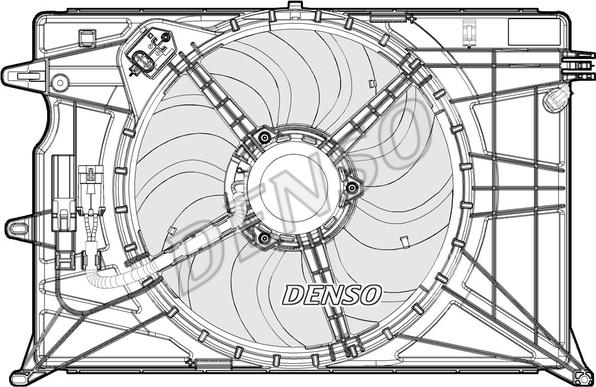 Denso DER09074 - Ventilators, Motora dzesēšanas sistēma xparts.lv
