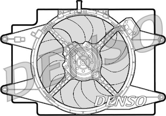 Denso DER01001 - Ventilators, Motora dzesēšanas sistēma xparts.lv