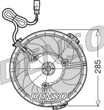 Denso DER02005 - Ventilators, Motora dzesēšanas sistēma xparts.lv