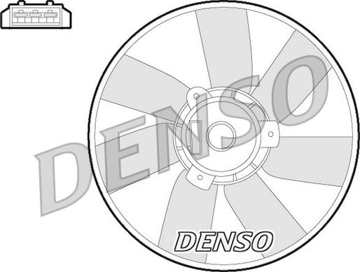 Denso DER32013 - Вентилятор, охлаждение двигателя xparts.lv