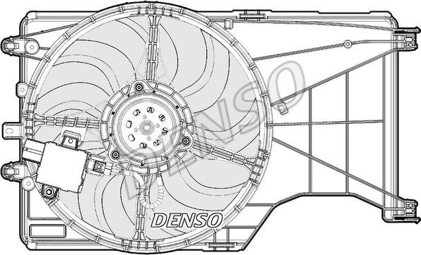 Denso DER20001 - Ventilators, Motora dzesēšanas sistēma xparts.lv