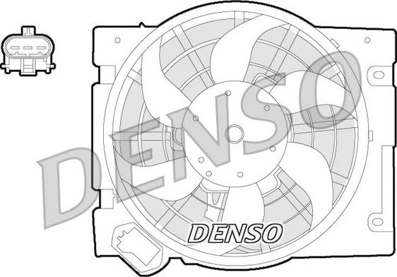Denso DER20013 - Вентилятор, охлаждение двигателя xparts.lv