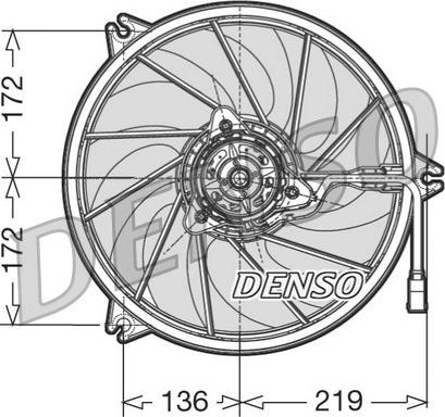 Denso DER21010 - Ventilators, Motora dzesēšanas sistēma xparts.lv