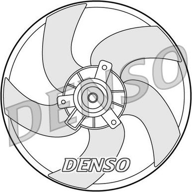 Denso DER21011 - Вентилятор, охлаждение двигателя xparts.lv